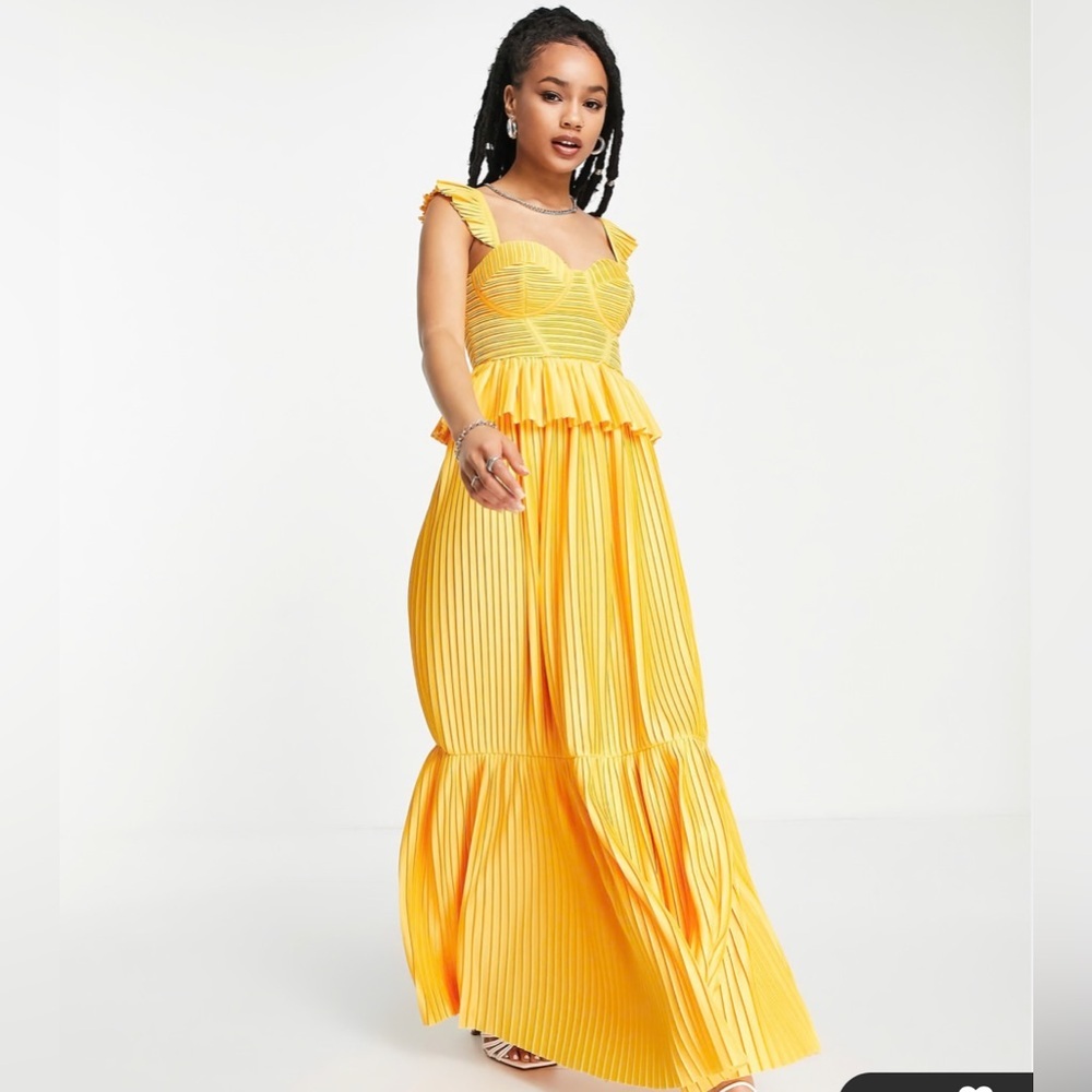 ASOS Yellow Maxi Dress